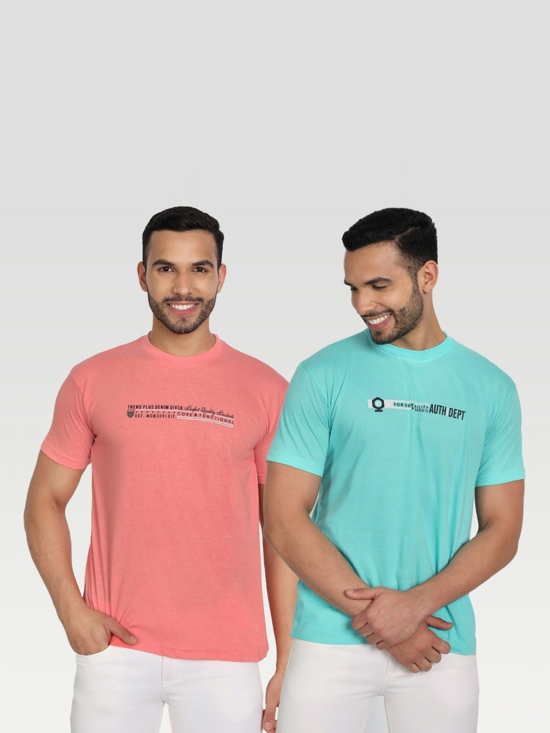 

ZEFFIT Men Typography 2 V-Neck T-shirt, Multi