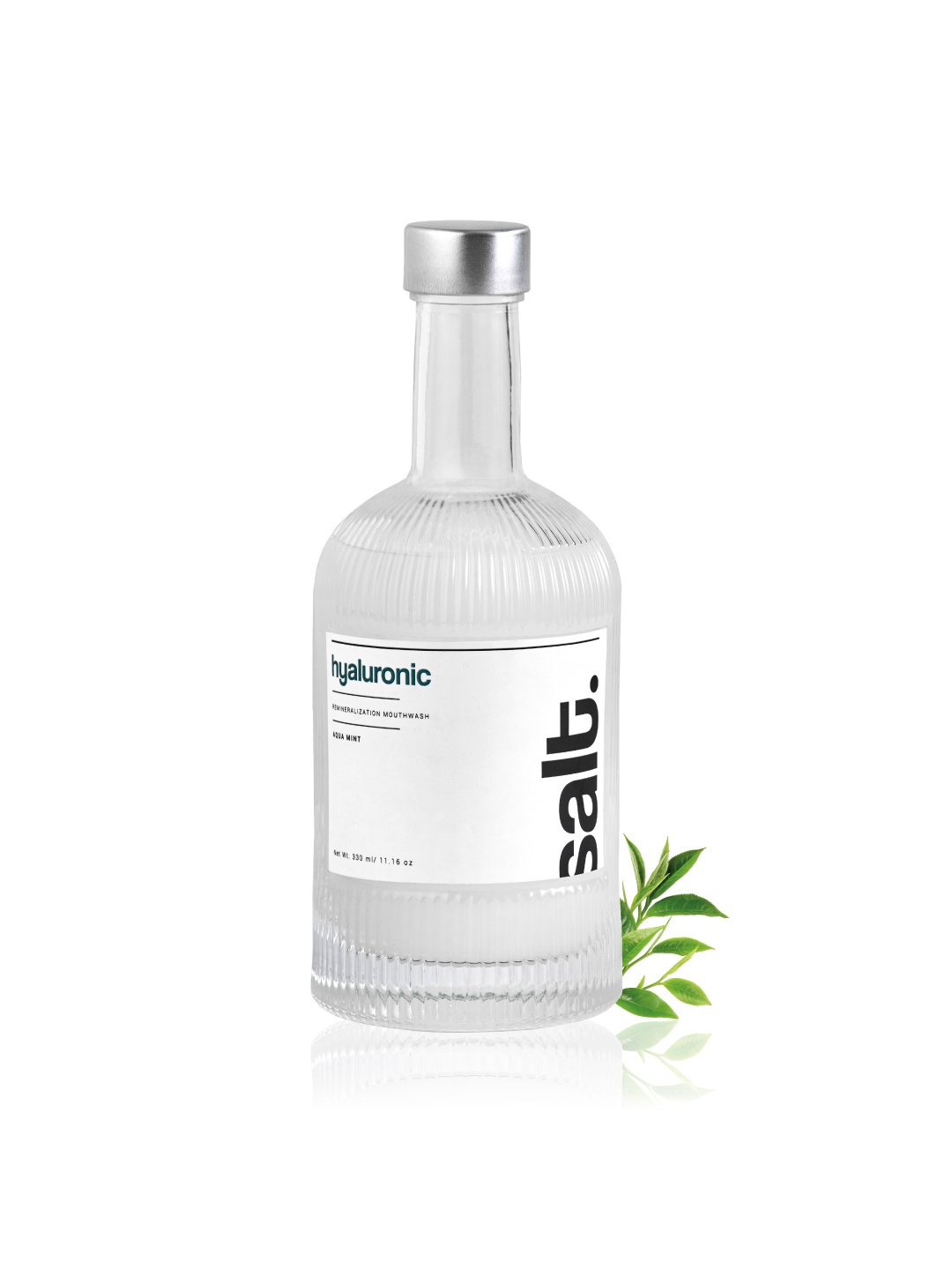 

SALT Hyaluronic Teeth Whitening Mouthwash with Gotu Kola & Aloe Vera - 330 ml, White