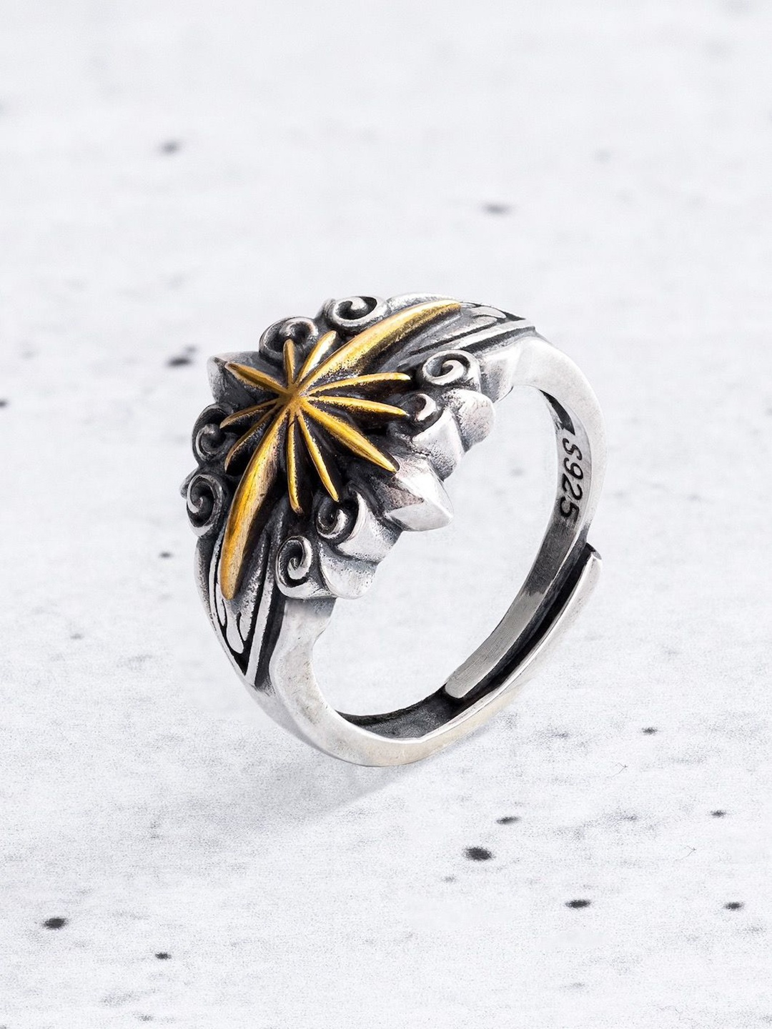 

ORIONZ Men Sterling Silver Finger Ring