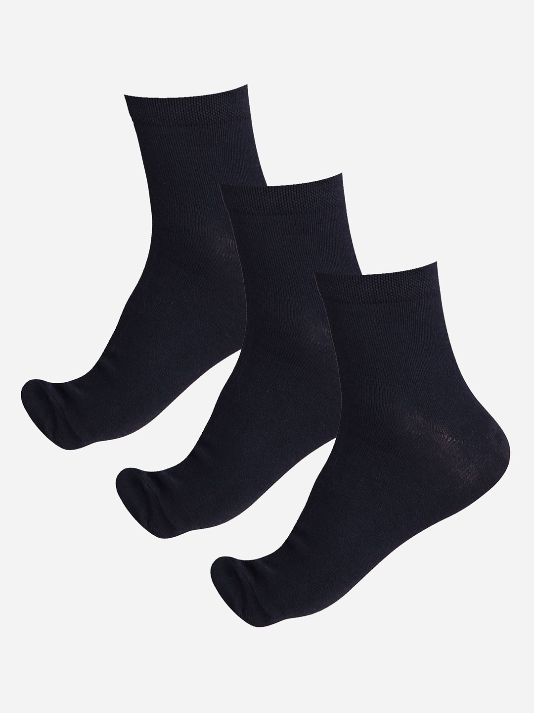 

Bodycare Women Pack Of 3 Ankle-Length Socks, Navy blue