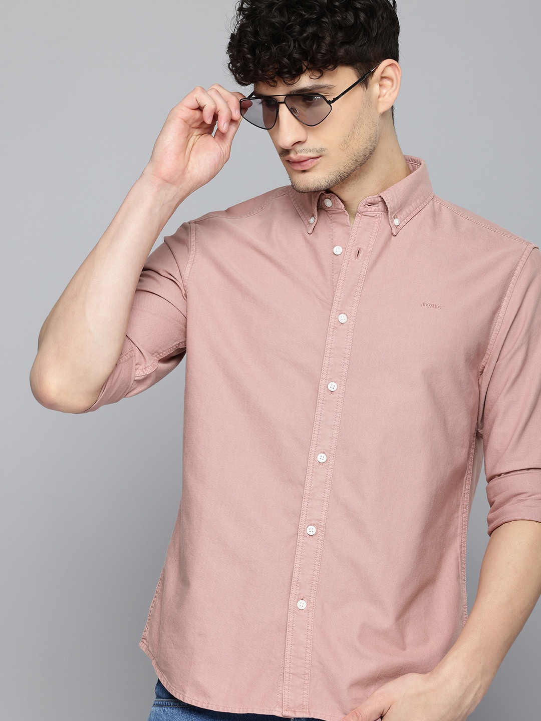 

Levis Slim Fit Pure Cotton Casual Shirt, Rose