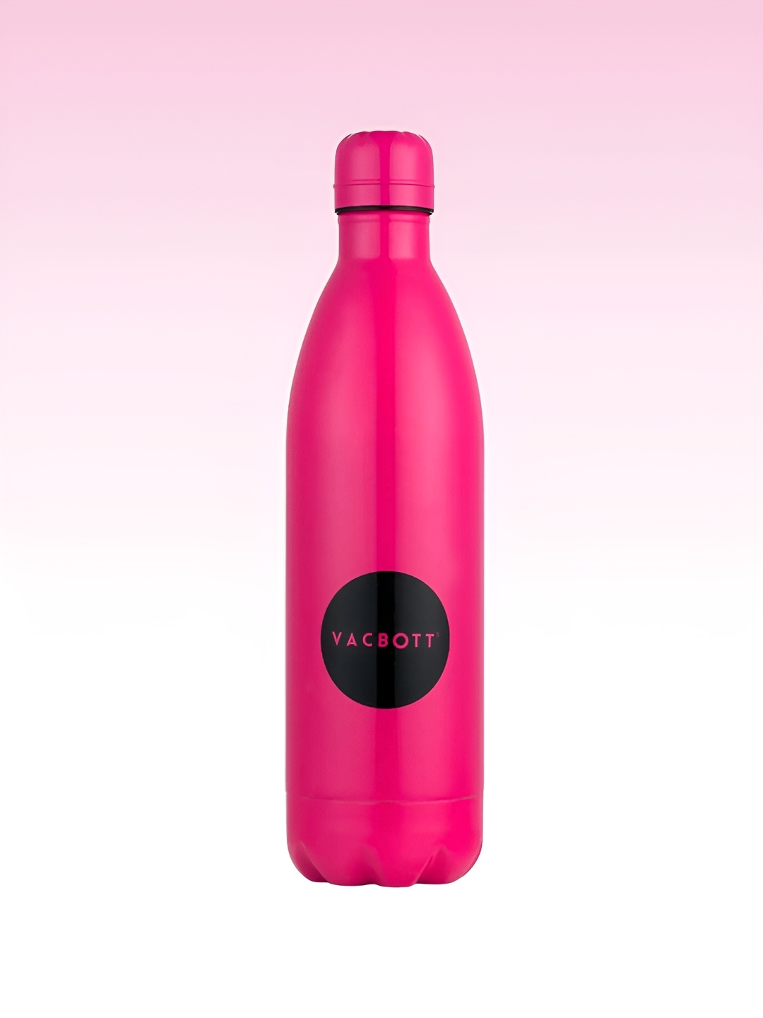

CLAY CRAFT Pink & Black Stainless Steel Double Wall Vacuum Water Bottle 500 ml