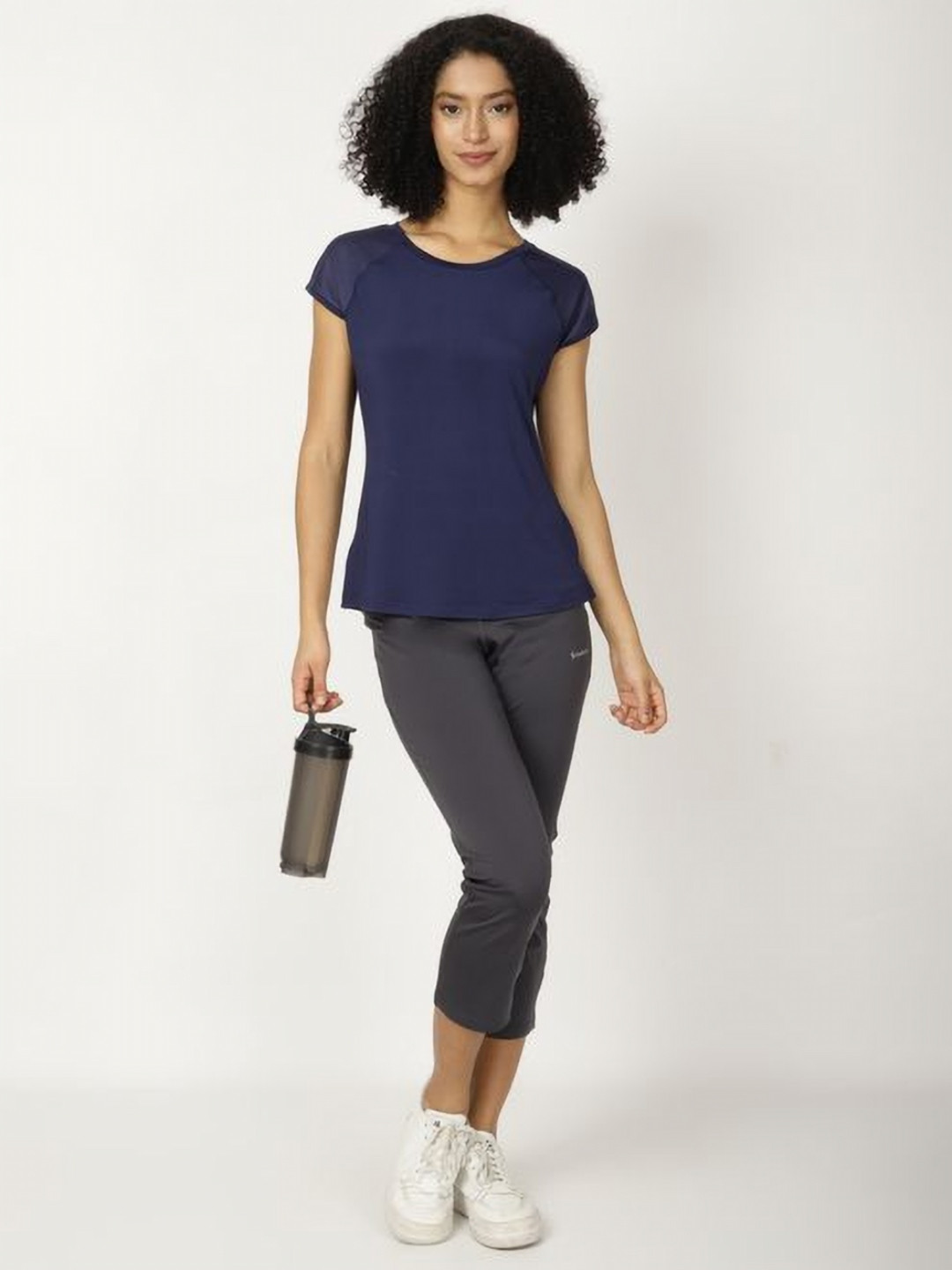 

STUDIOACTIV Women Short Sleeves T-shirt, Navy blue