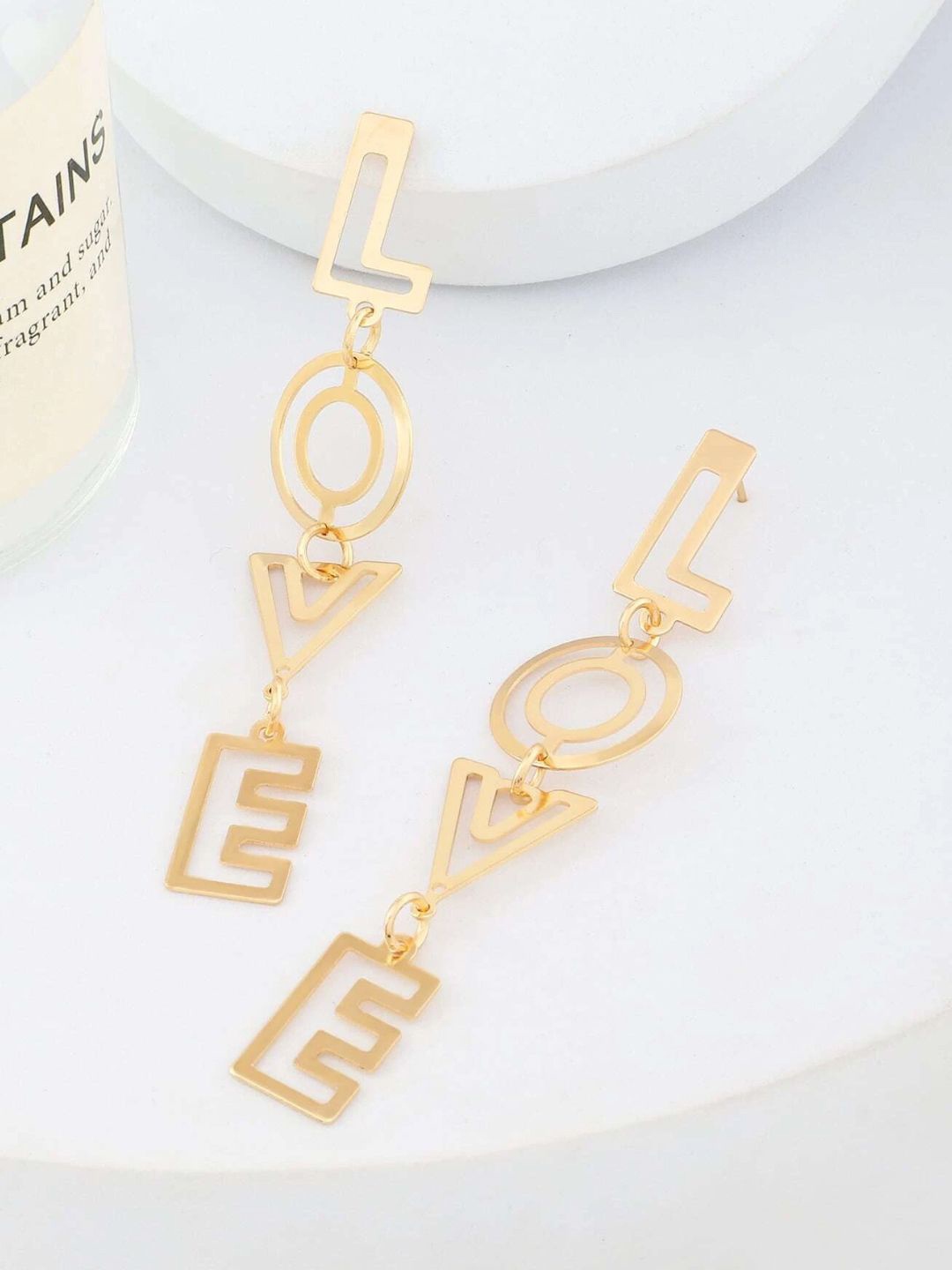 

OOMPH Contemporary Drop Earrings, Gold