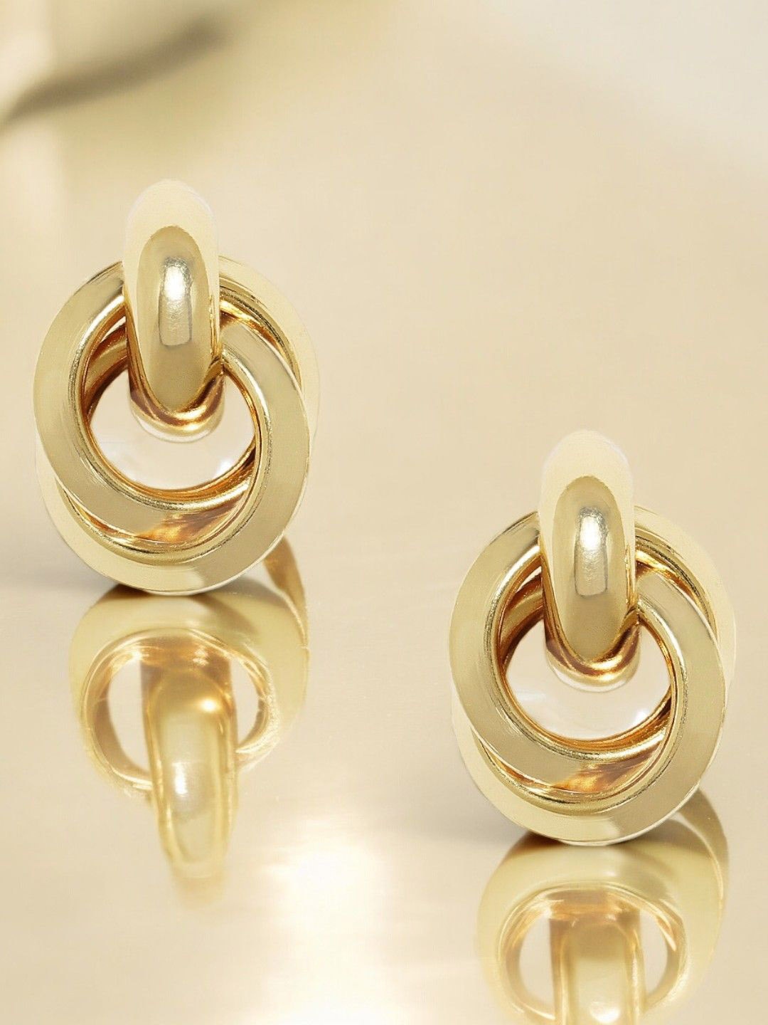 

OOMPH Contemporary Drop Earrings, Gold