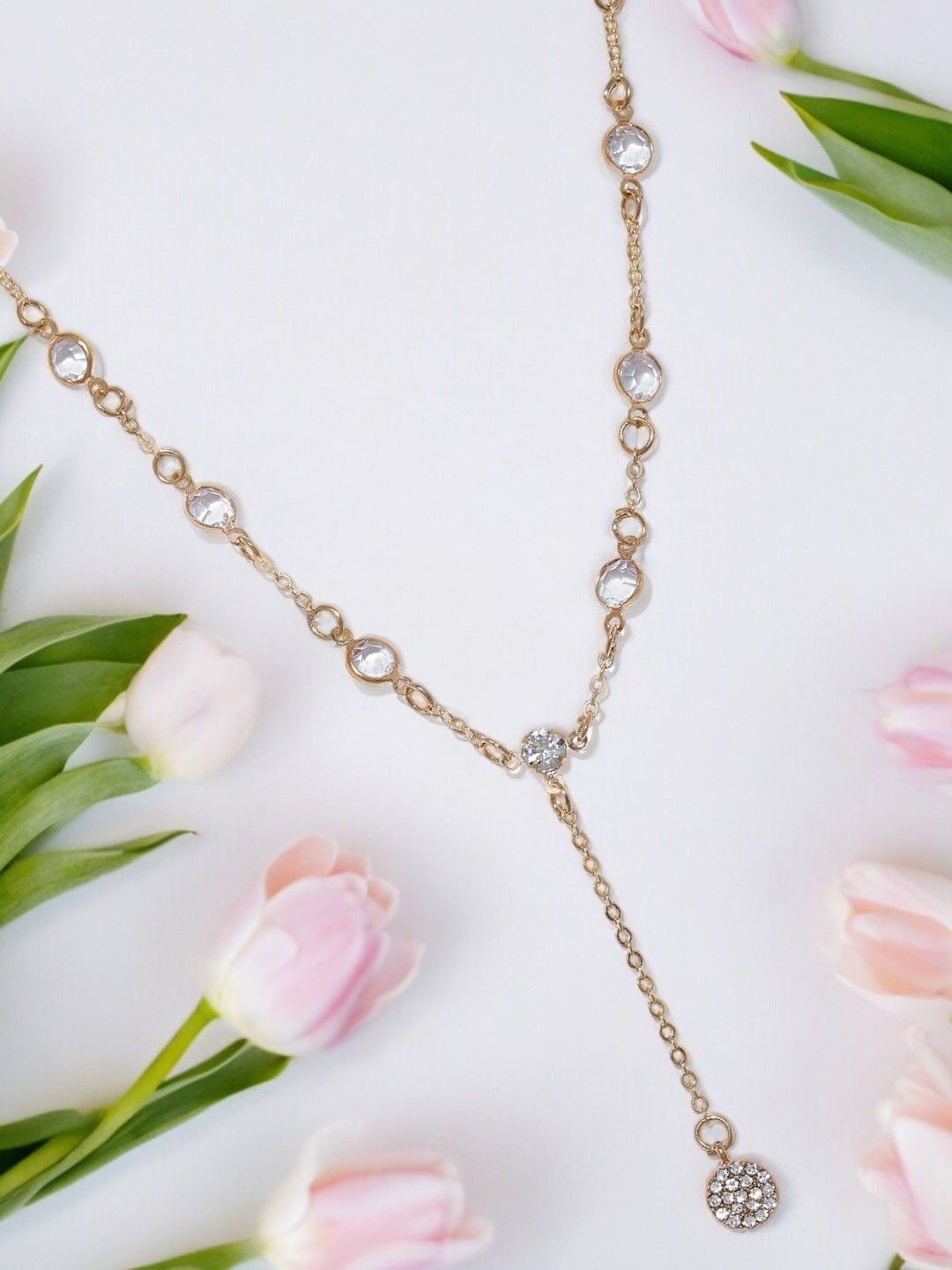 

OOMPH Cubic Zirconia Choker Necklace, Gold