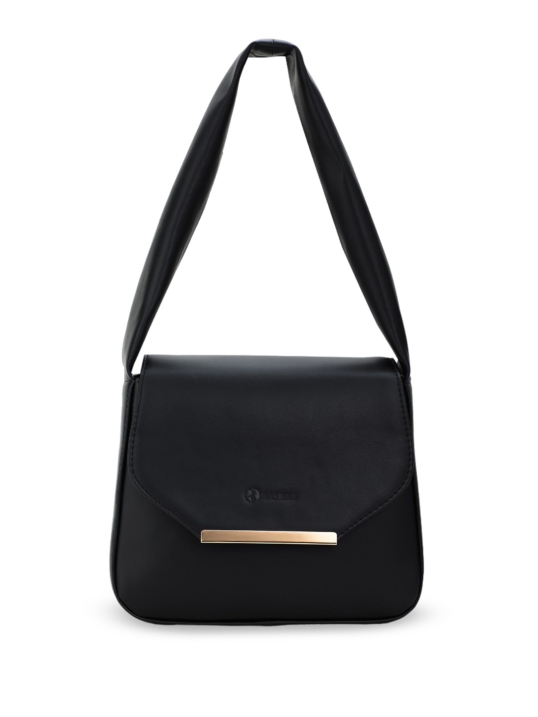 

Isra Structured Handheld Bag, Black