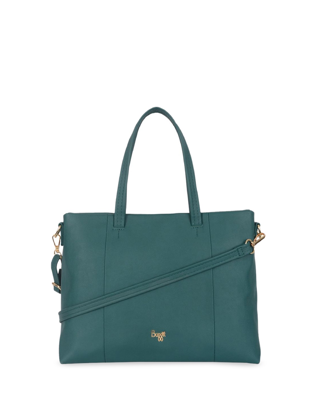 

Baggit PU Structured Shoulder Bag with Tasselled, Green