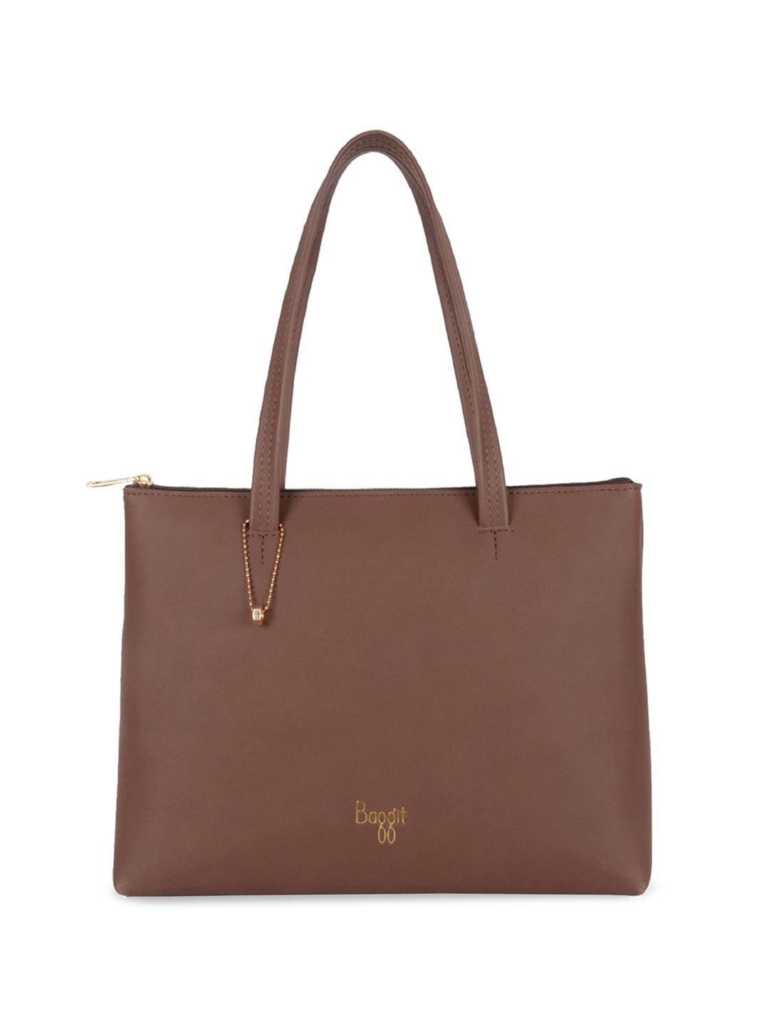 

Baggit PU Shopper Shoulder Bag, Brown