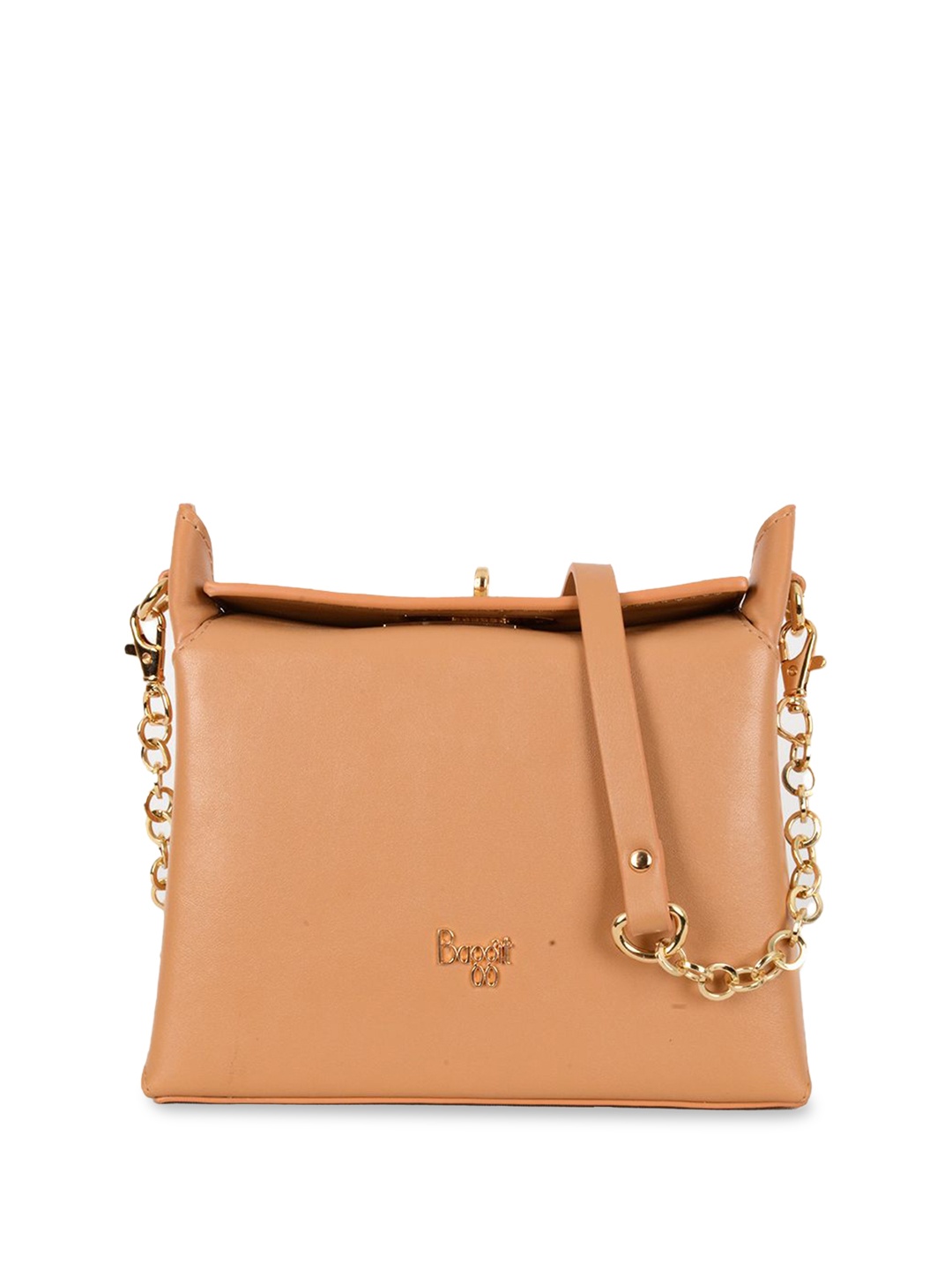 

Baggit Women PU Bucket Sling Bag, Beige