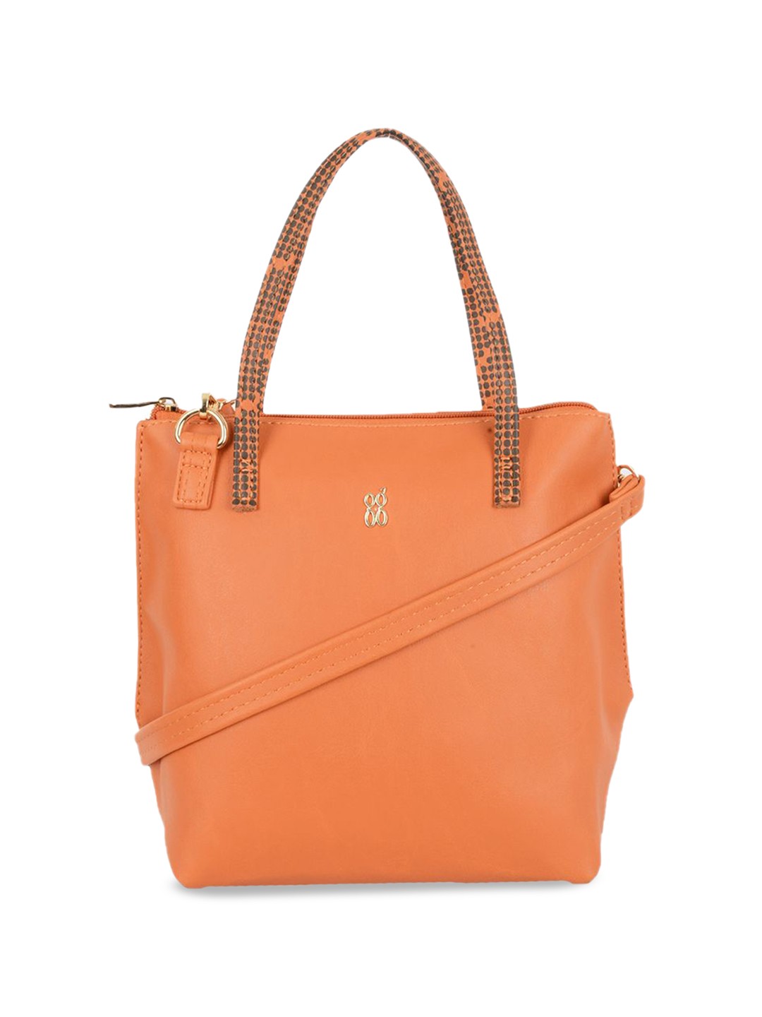 

Baggit Women PU Structured Handheld Bag, Orange