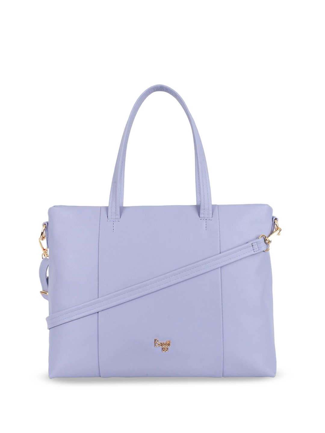 

Baggit PU Oversized Structured Shoulder Bag with Tasselled, Violet