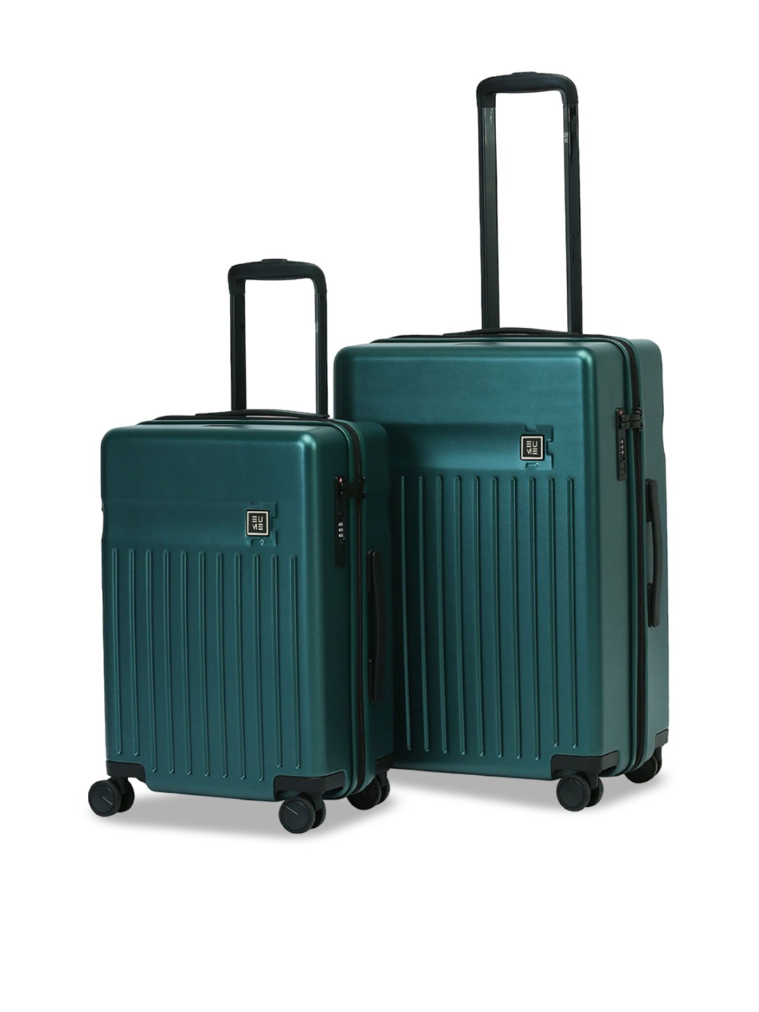 

EUME Set Of 2 Hard Sided Trolley Bag, Green