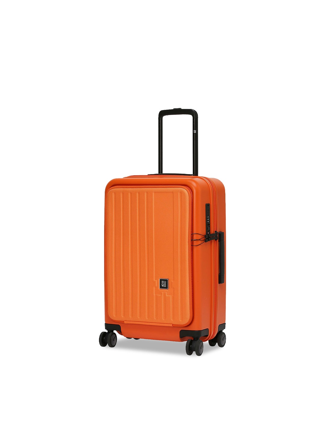 

EUME Hard Sided Small Trolley Bag, Orange
