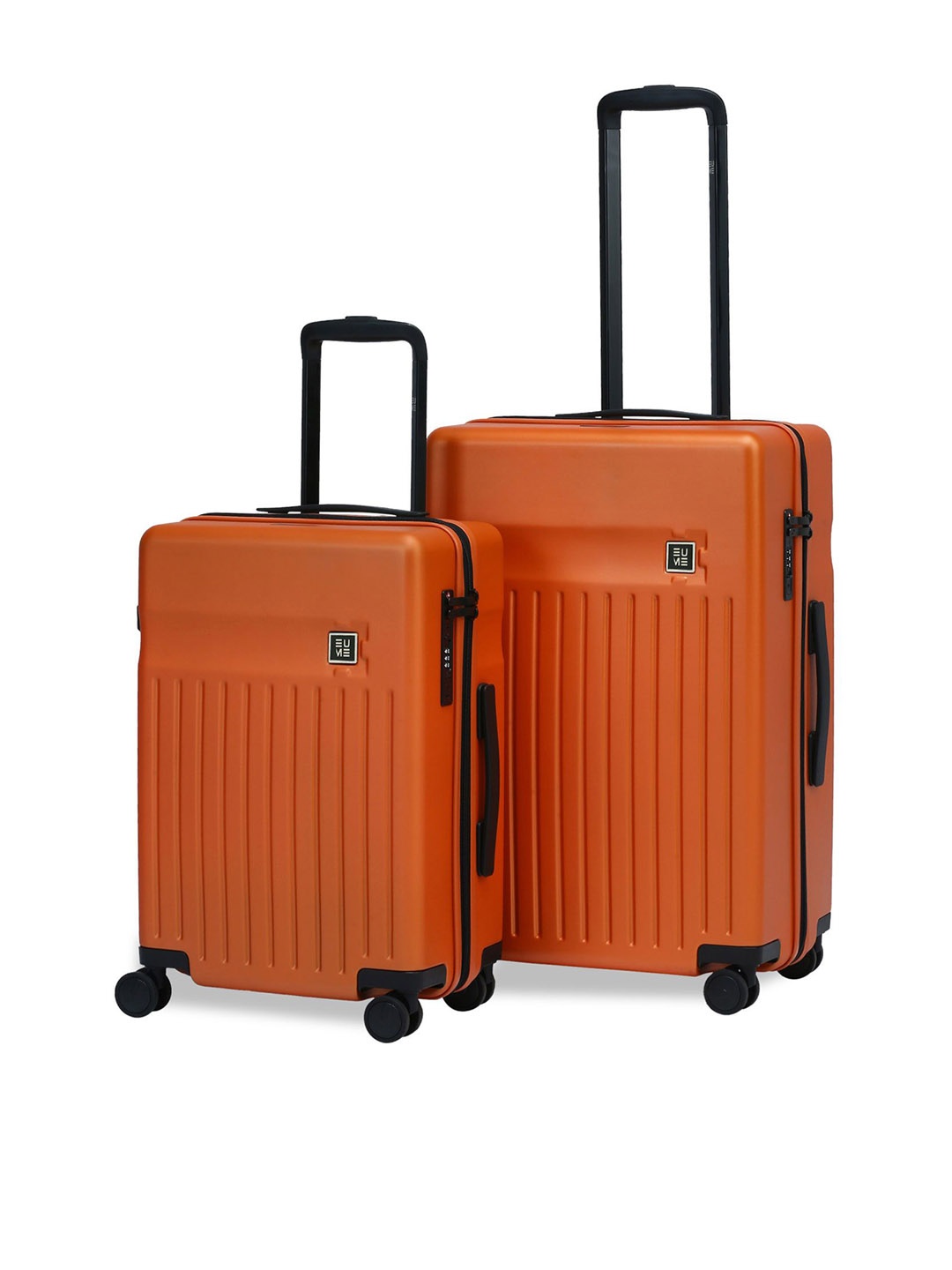 

EUME Set Of 2 Hard Sided Trolley Bag, Orange