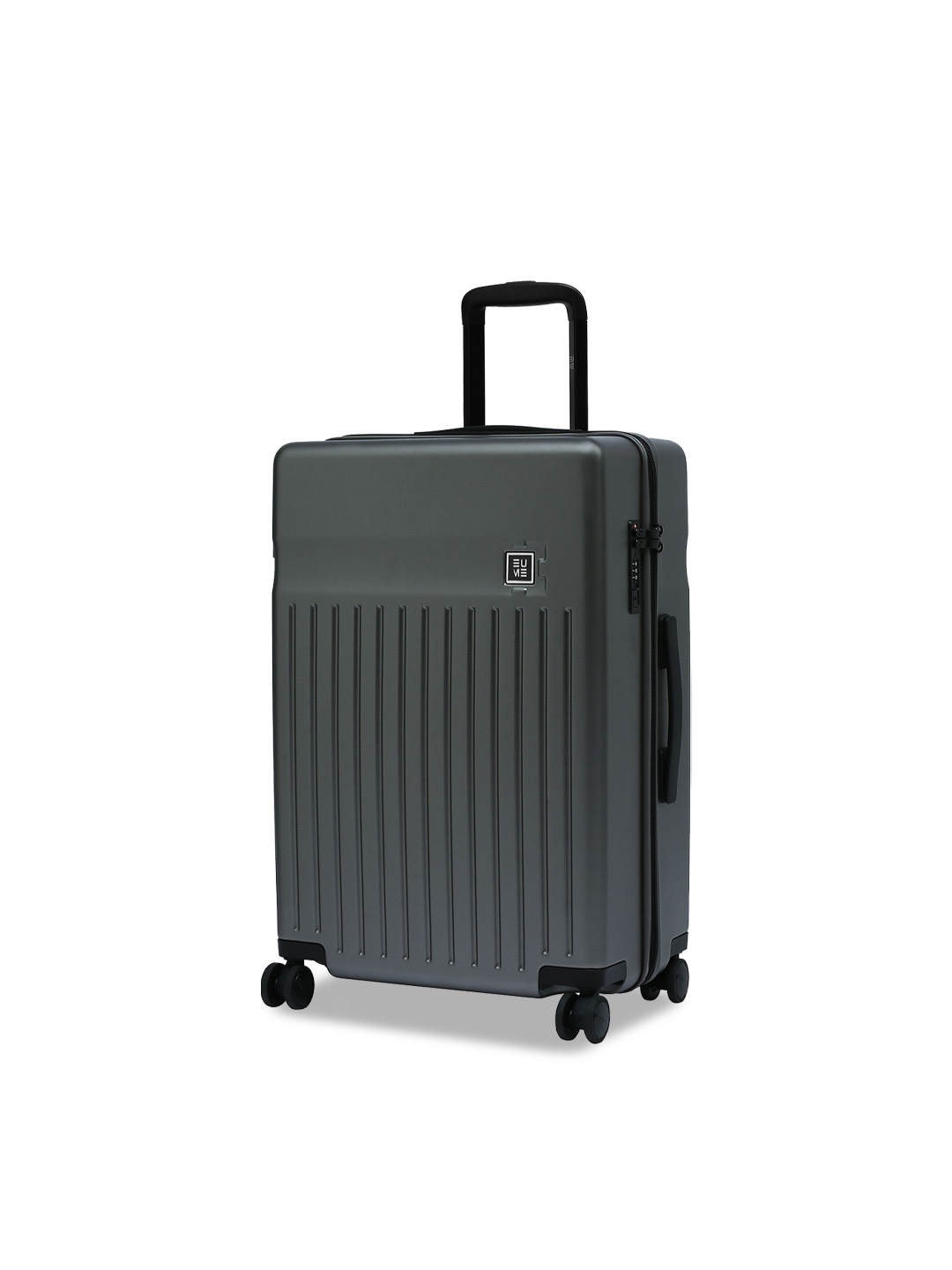 

EUME Textured Hard Suitcase Trolley Bags, Grey