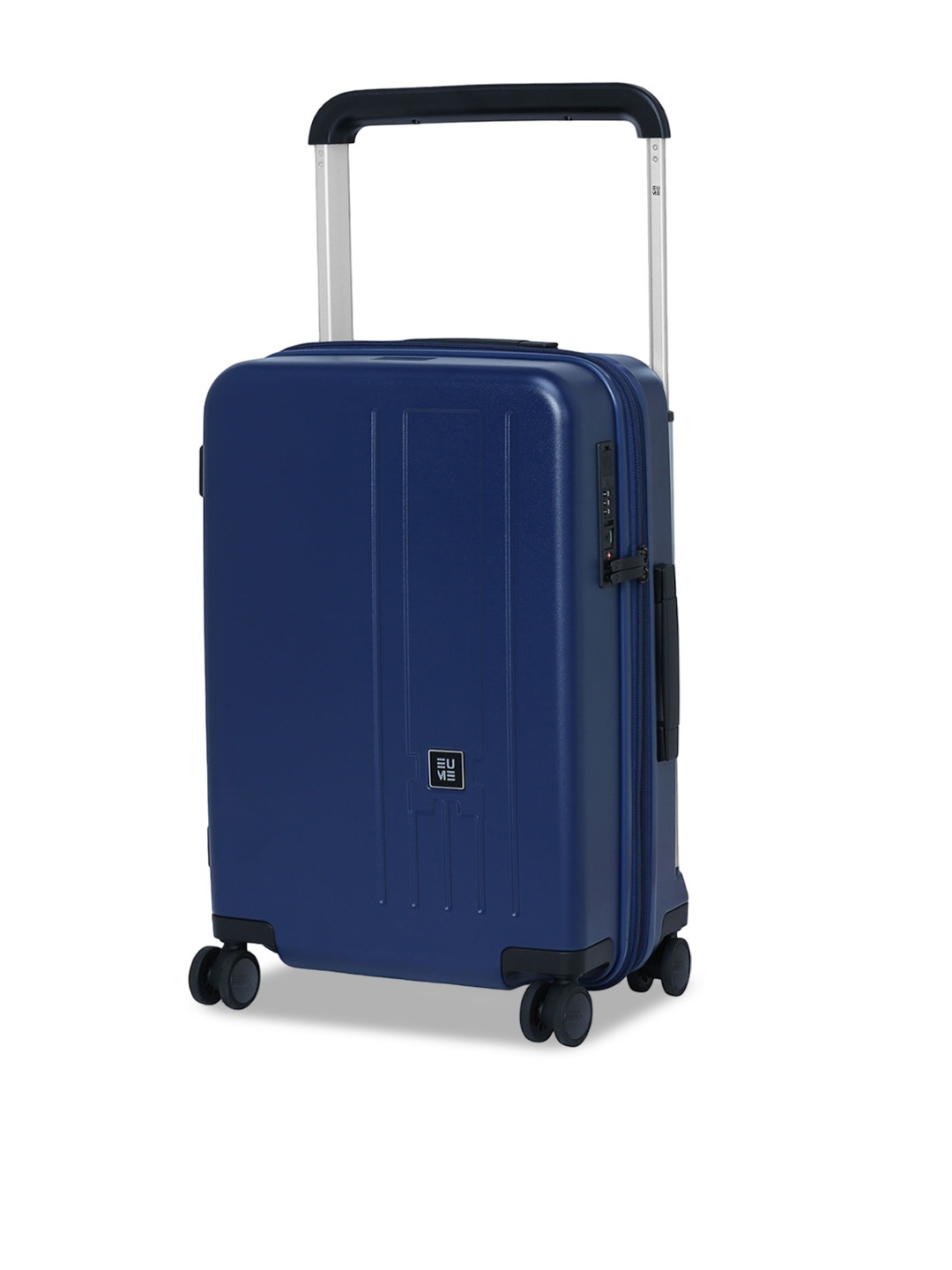 

EUME Hard-Sided Small Trolley Suitcase, Blue