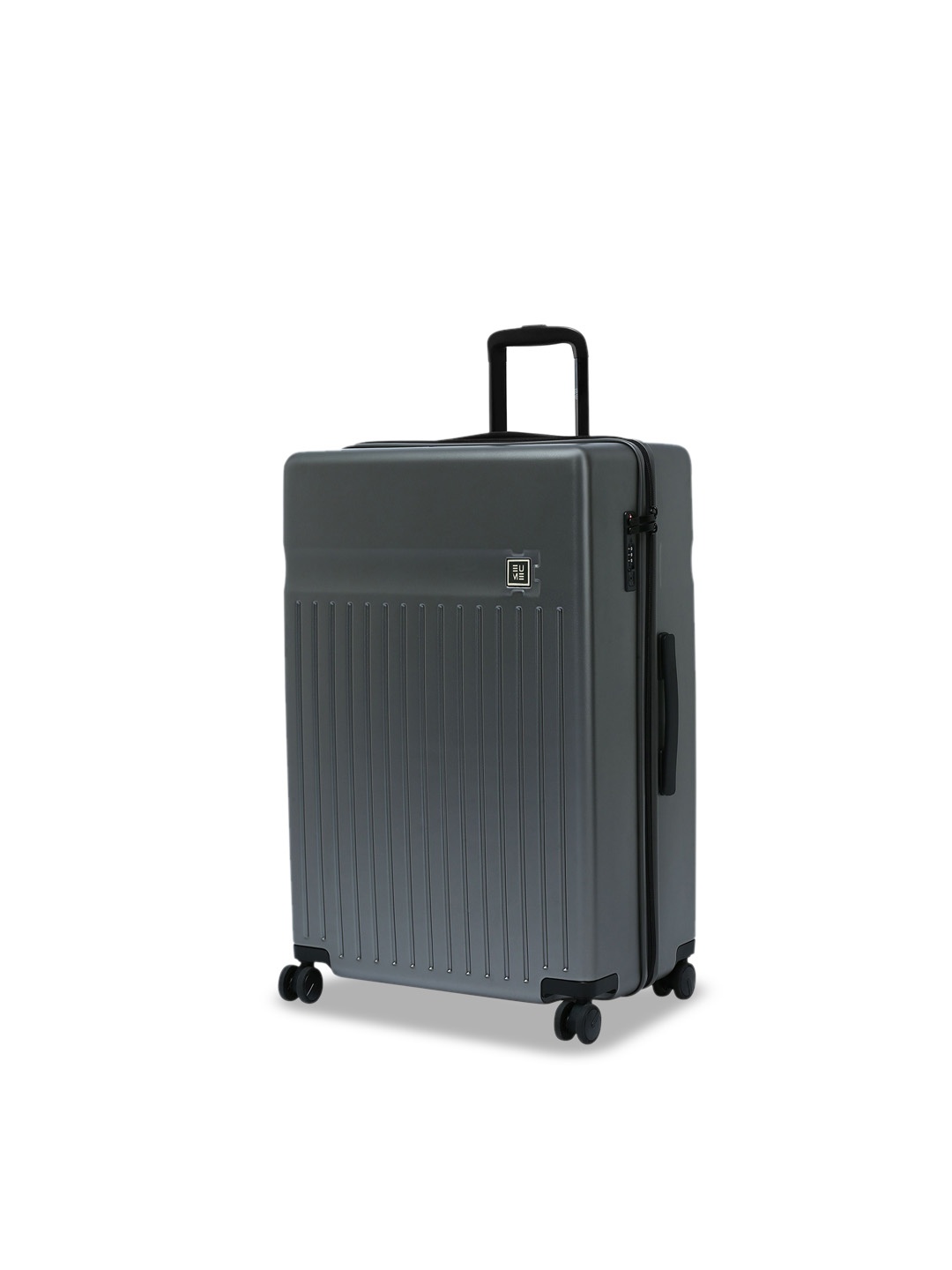 

EUME Textured Hard Suitcase Trolley Bags, Grey