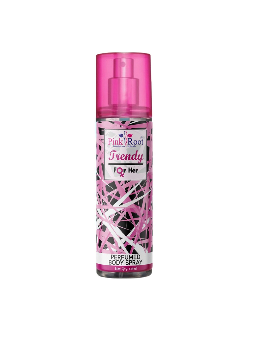 

Pink Root Trendy Women Perfume Body Spray-135ml, Transparent