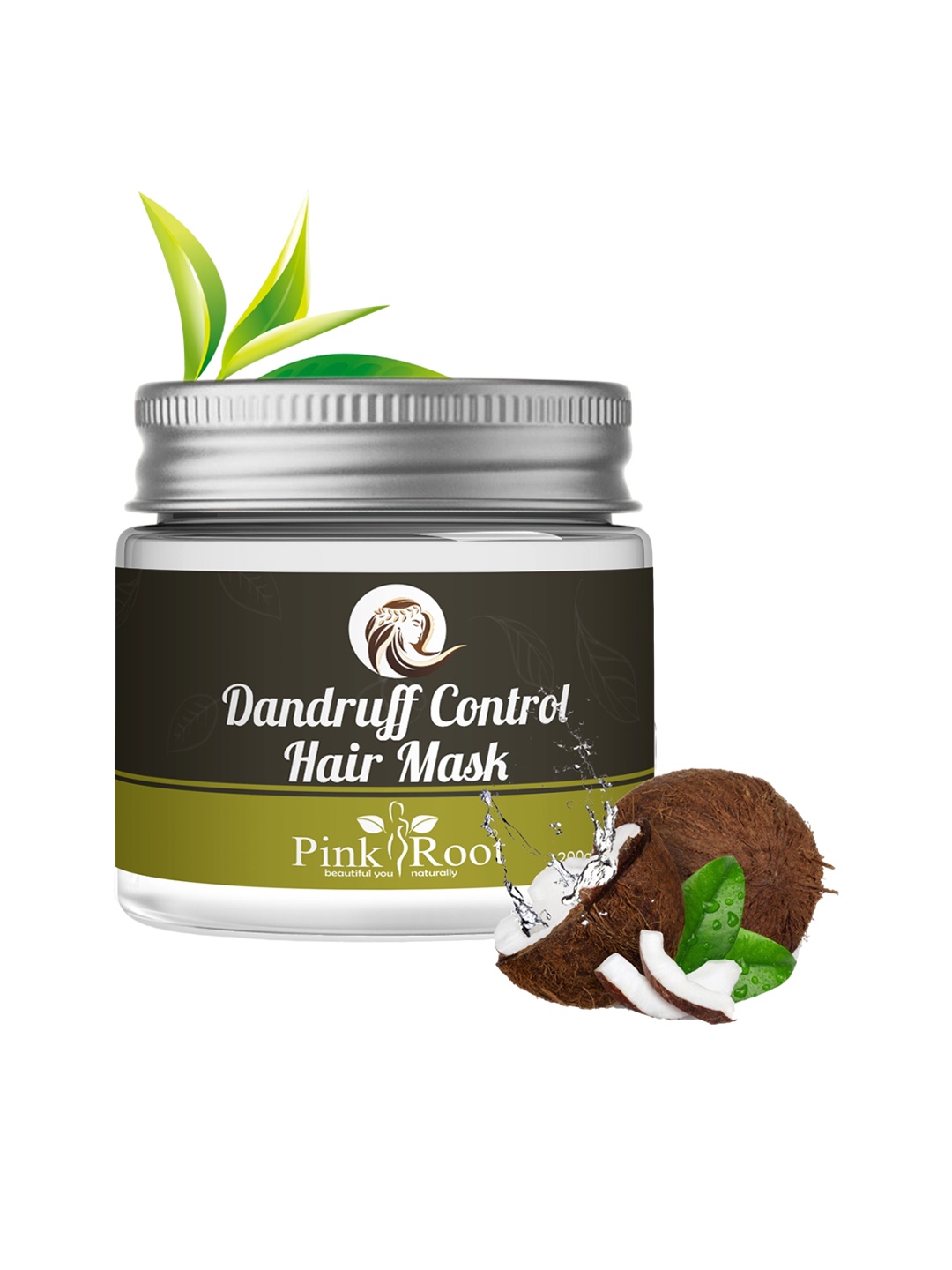 

Pink Root Dandruff Control Hair Mask 200g, Transparent