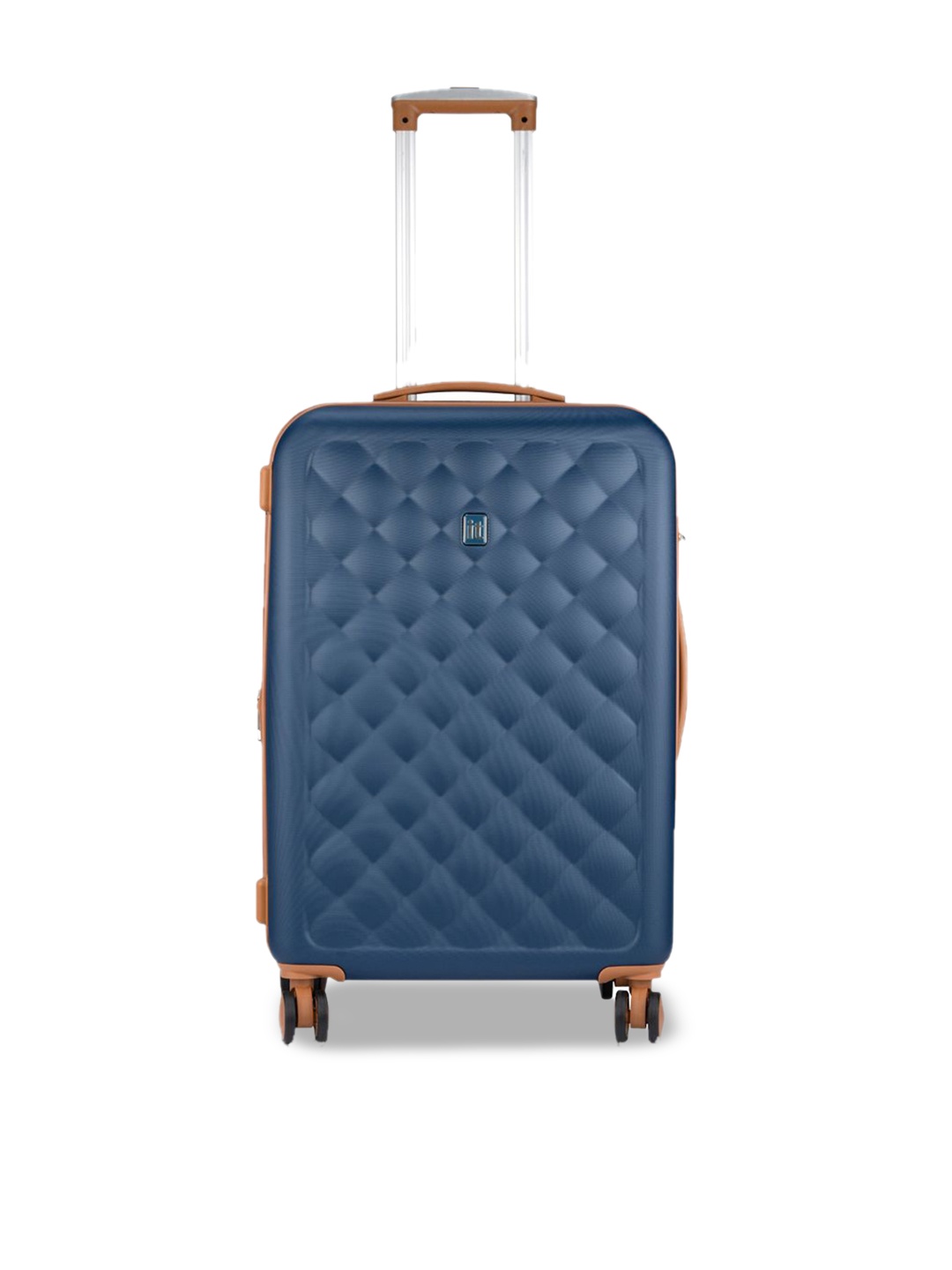 

IT luggage Fashionista Textured Hard-Sided Medium Trolley Bag, Blue