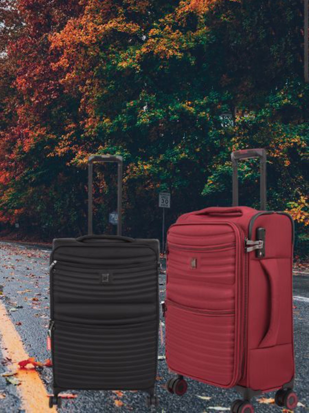 

IT luggage Precursor Soft-Sided Large Trolley Bag, Black
