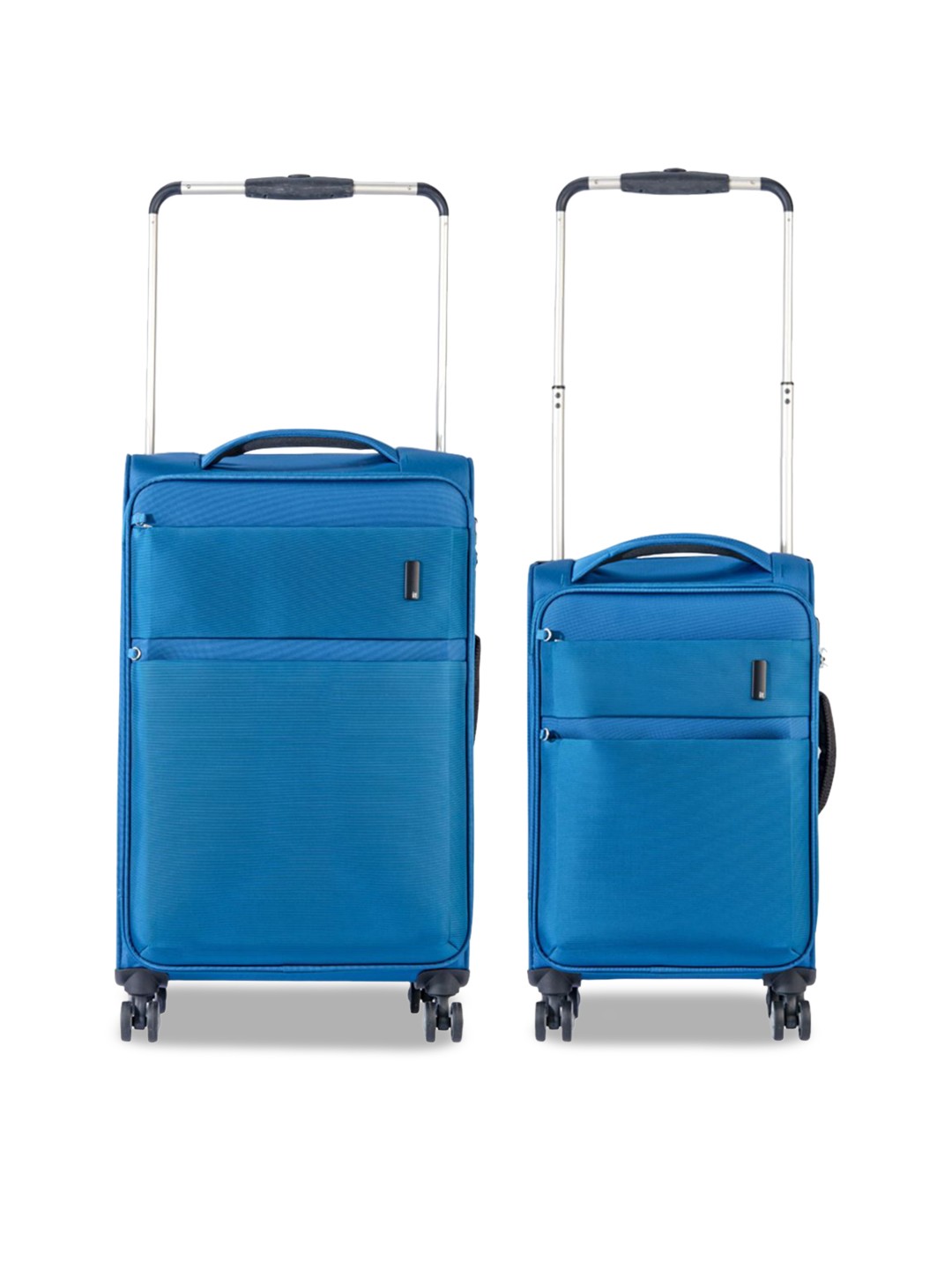 

IT luggage Debonair Set Of 2 Soft Sided Trolley Bags, Blue