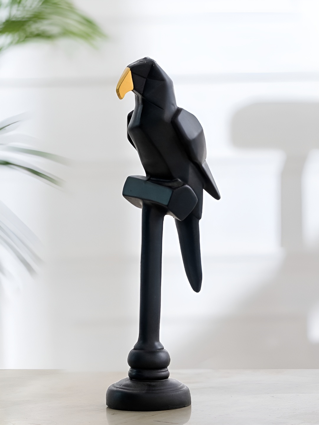

ZURU BUNCH Black & Yellow Textured Ceramic Figurine Showpiece
