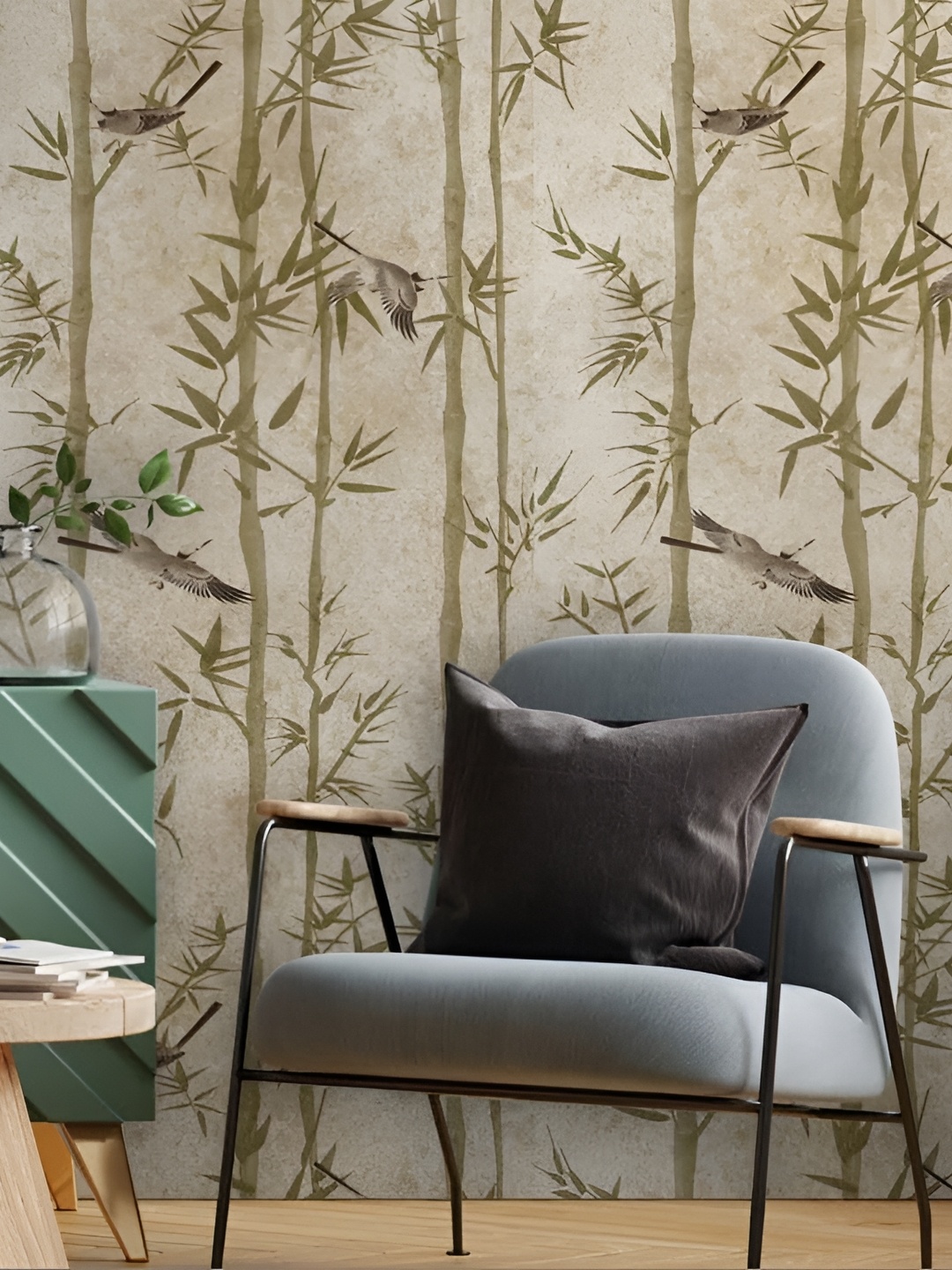 

Asian royal Brown Printed Self-Adhesive Wall Sticker