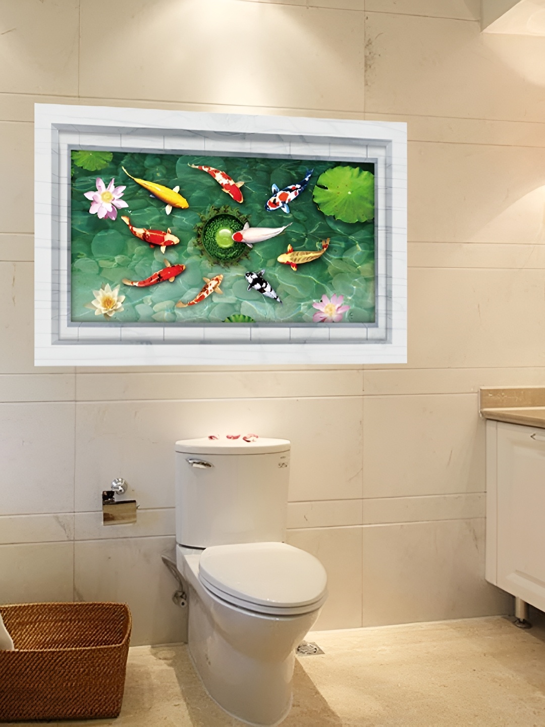 

Asian royal Green & Red Birds & Animals Printed Self Adhesive Wall Sticker