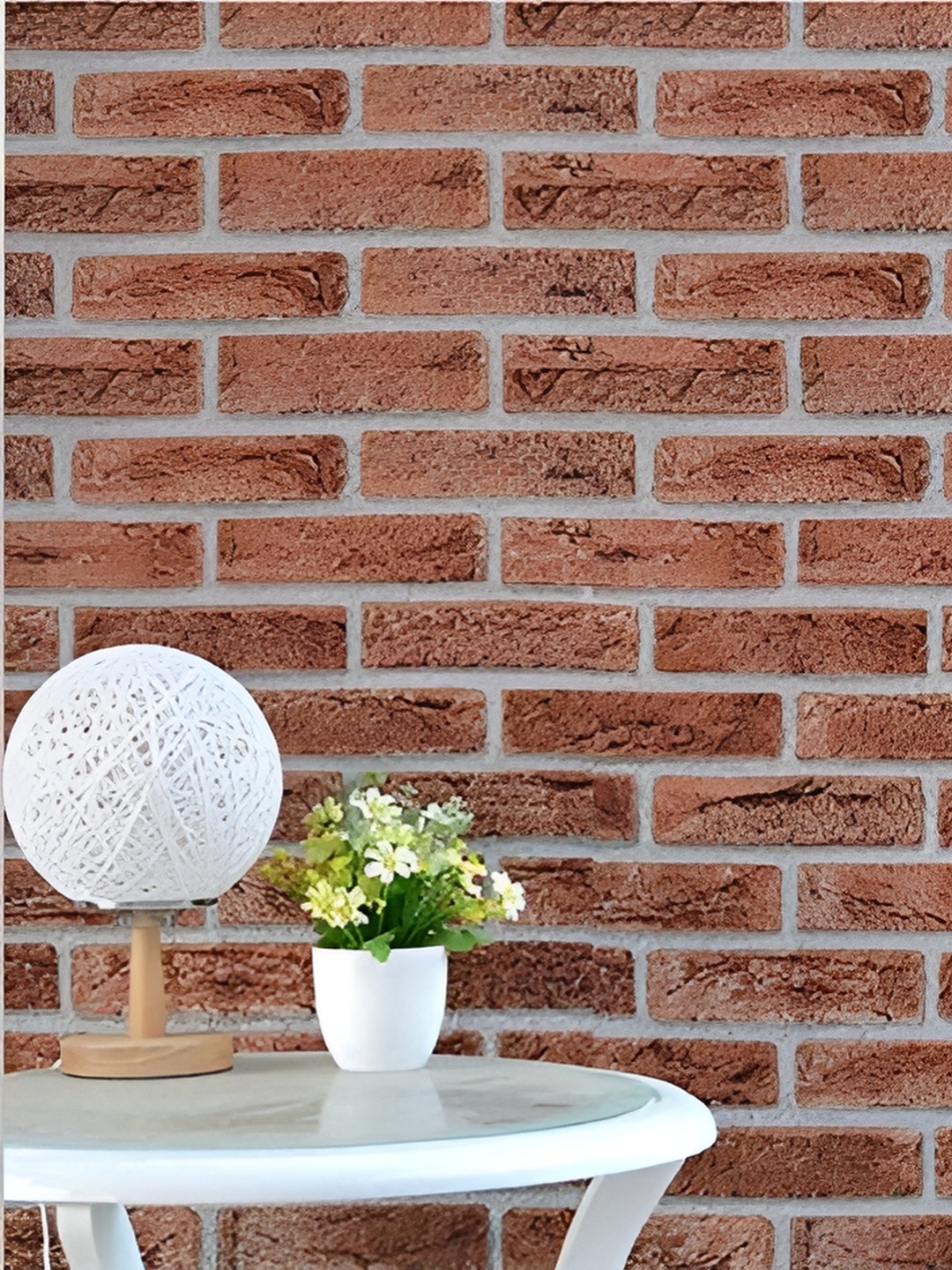 

Asian royal Red & Grey Printed Self Adhesive Wall Sticker