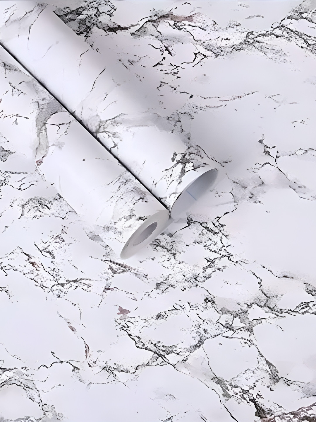 

Asian royal White & Grey 3D Printed Self Adhesive Wall Sticker