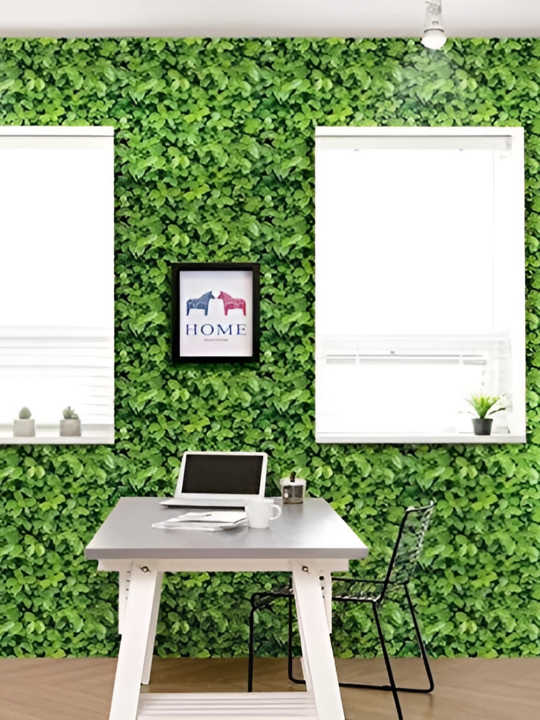 

Asian royal Green Printed Self Adhesive Wall Sticker