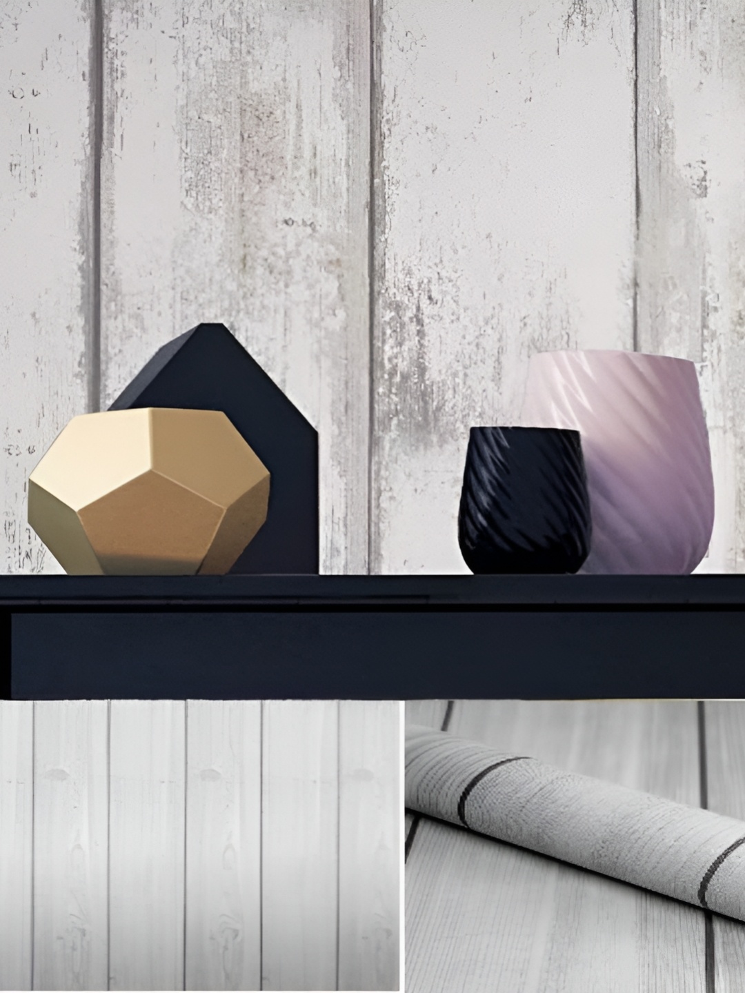 

Asian royal Grey & Black 3D Printed Self Adhesive Wall Sticker