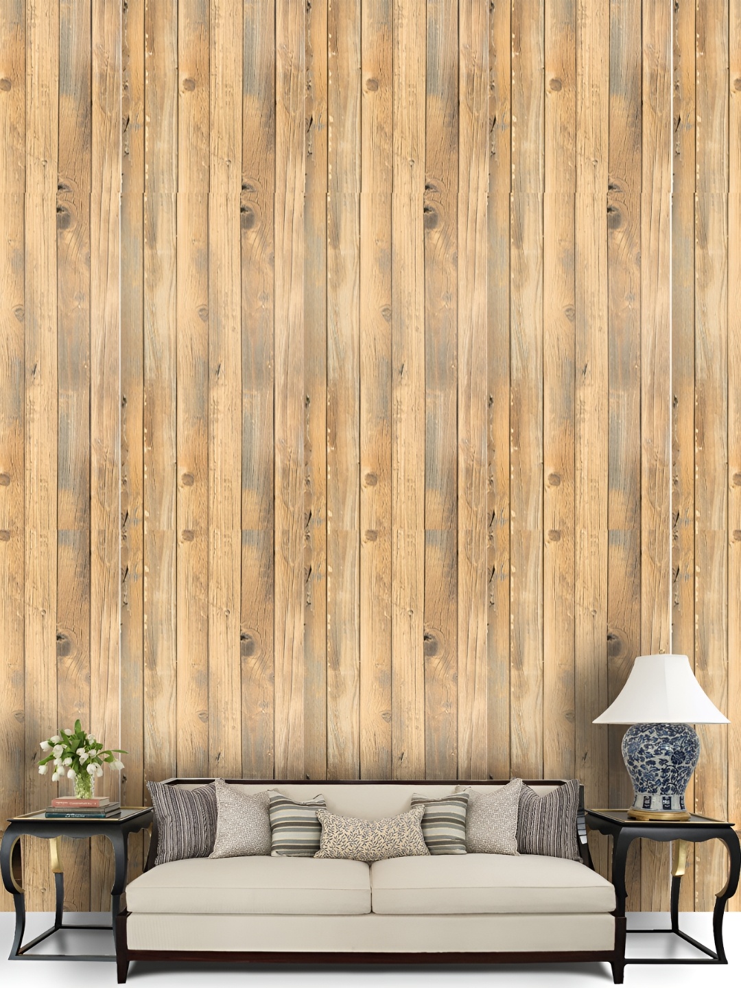 

Asian royal Beige Printed Self Adhesive Wallpaper Sticker