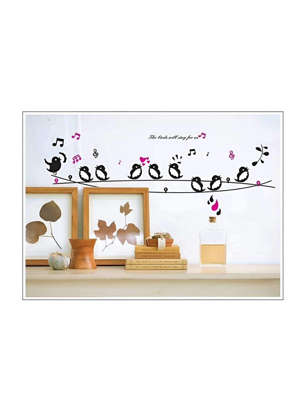 

Asian royal Black & Pink Printed Self-Adhesive AC Sticker