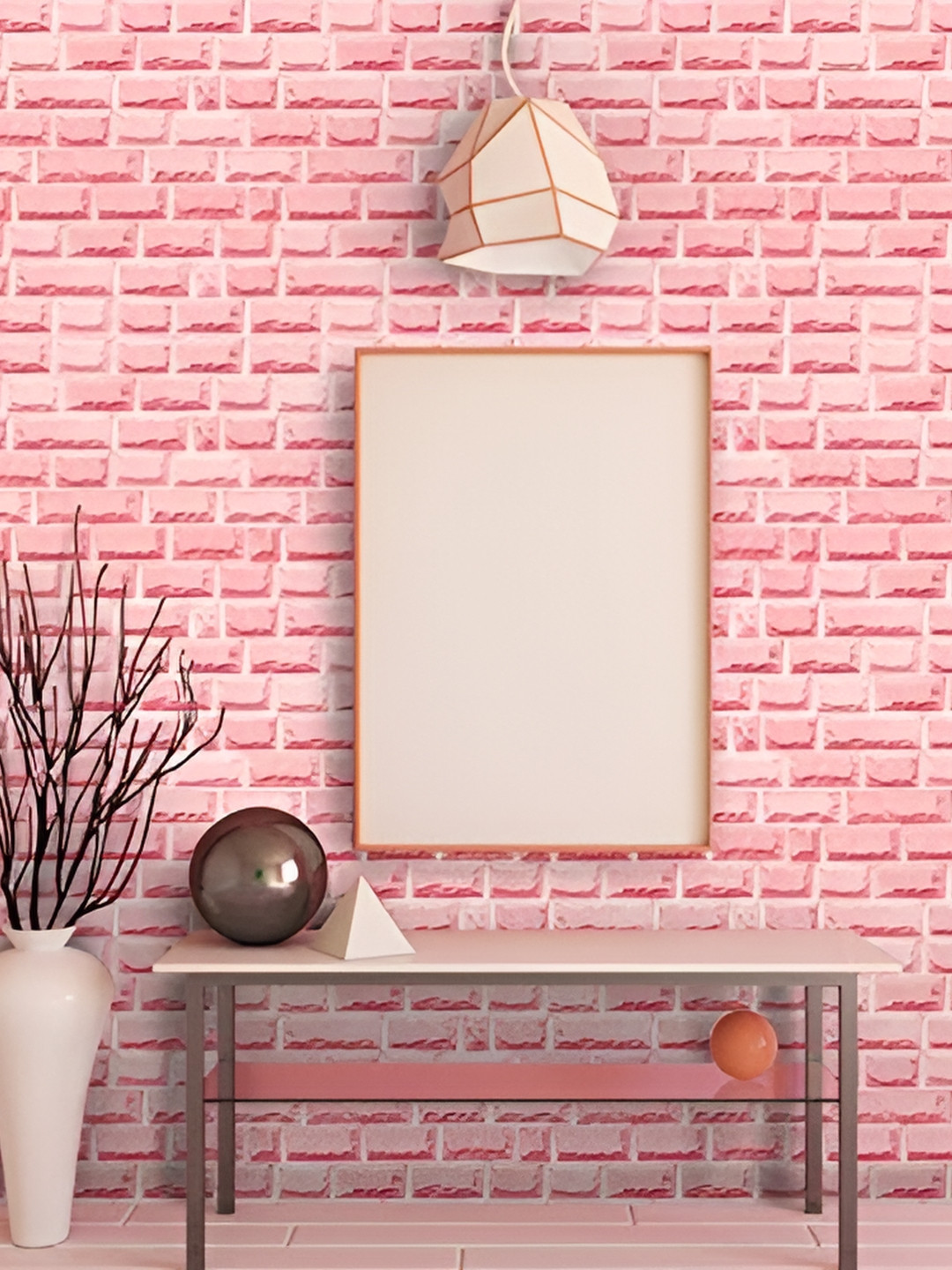 

Asian royal Pink Printed Self Adhesive Wallpaper Sticker