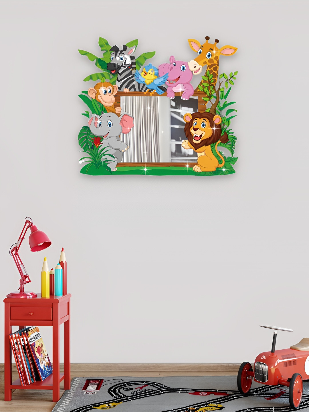 

Asian royal Beige & Green Self Adhesive Wall Sticker