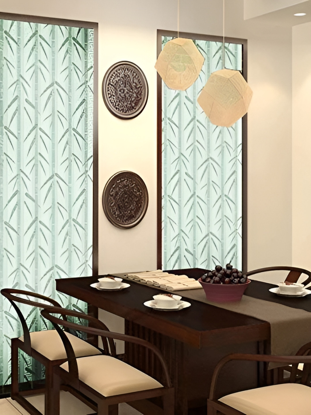 

Asian royal Green Printed Self-Adhesive Wall Sticker