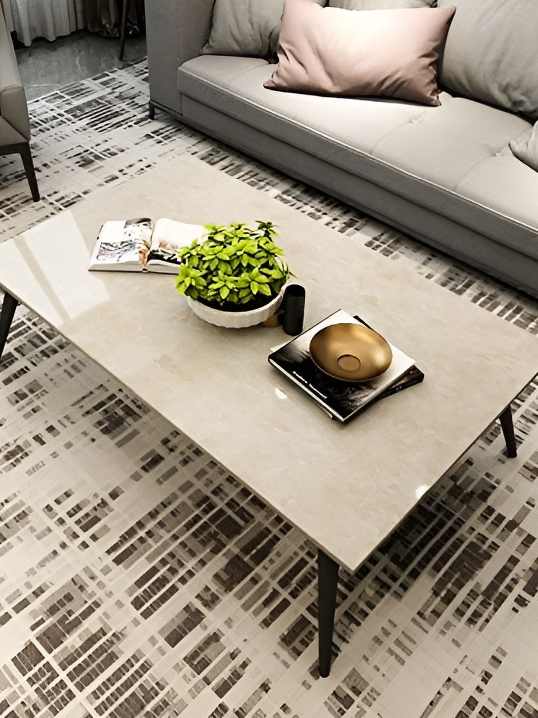 

Asian royal Beige Printed Self Adhesive Wallpaper Sticker