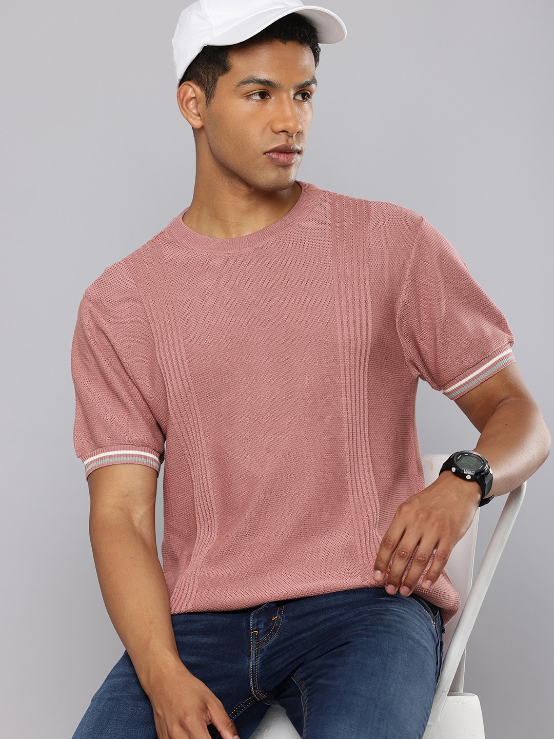 

Levis Pure Cotton Pullover Sweaters, Mauve
