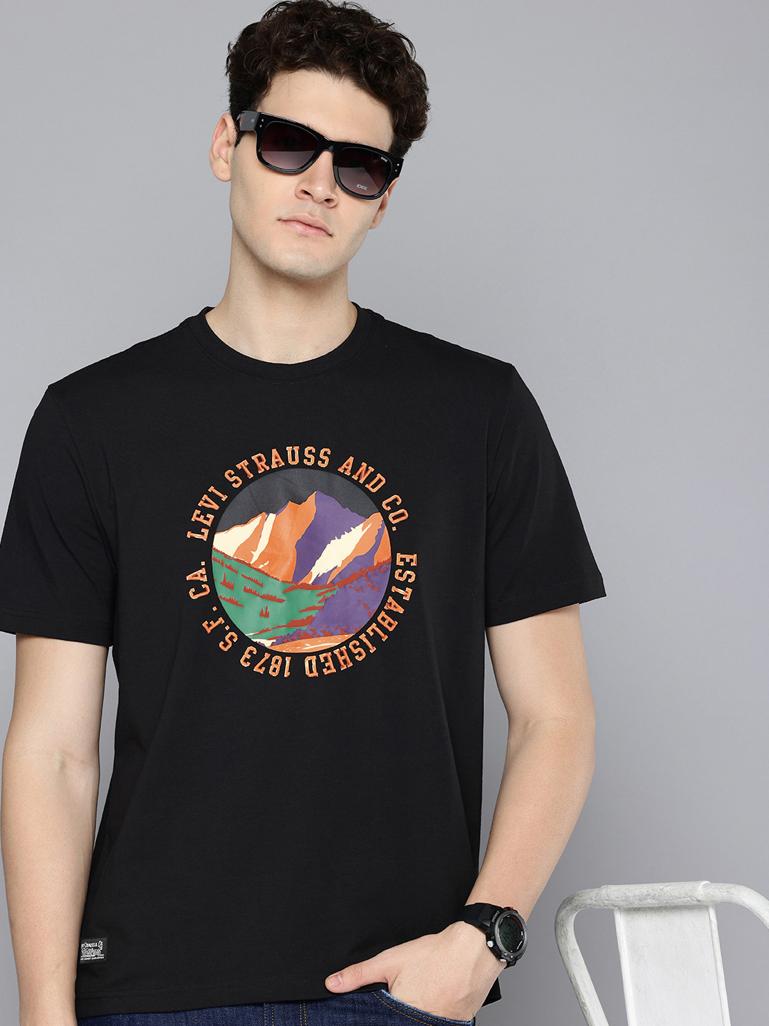 

Levis Graphic Printed T-shirt, Black
