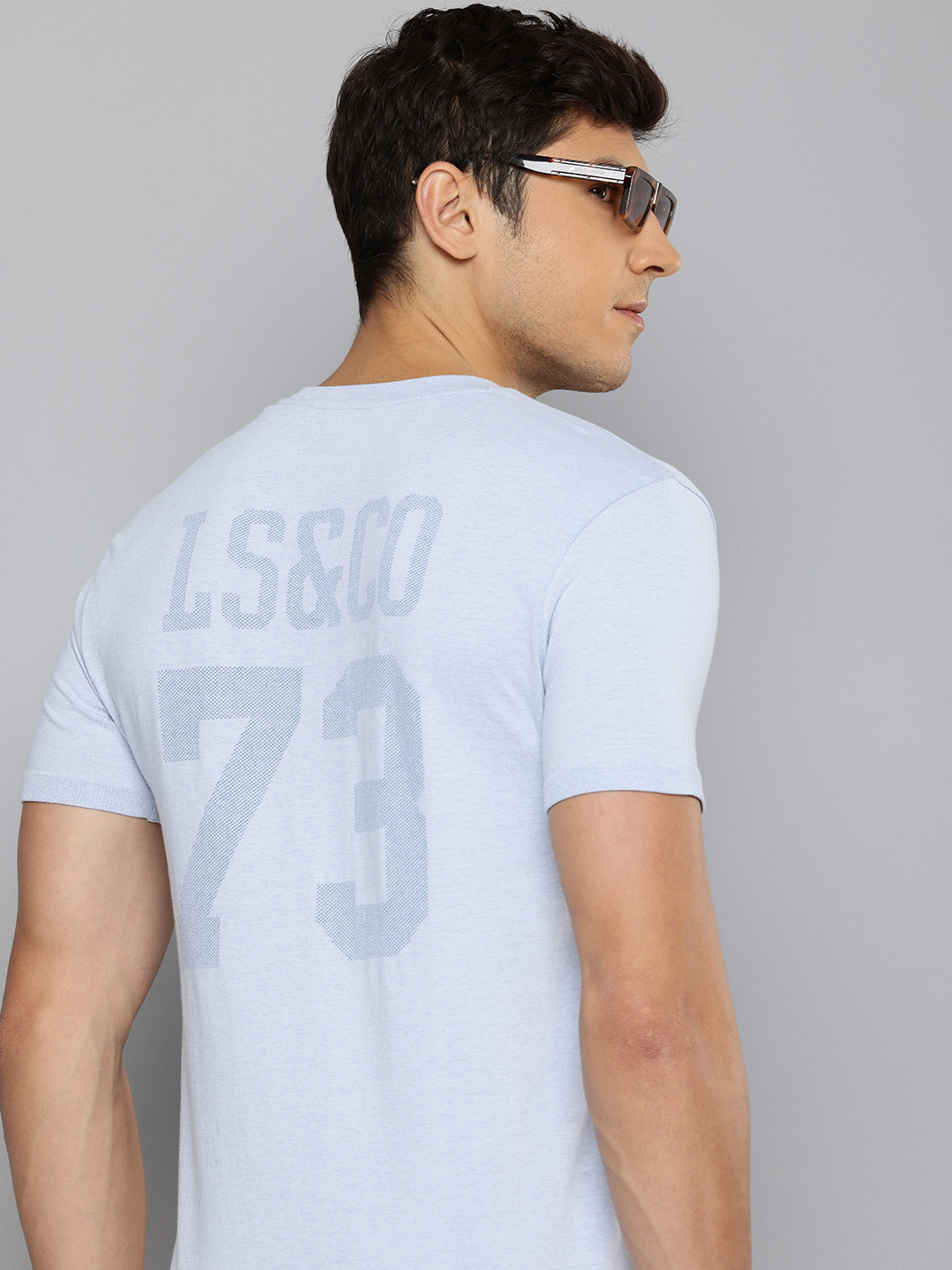 

Levis Varsity Brand Logo Printed Casual T-shirt, Blue