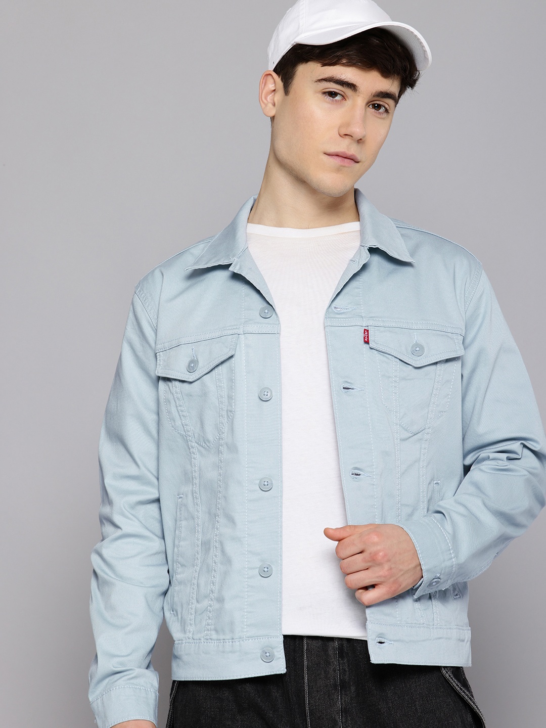 

Levis Spread Collar Tailored Jacket, Blue