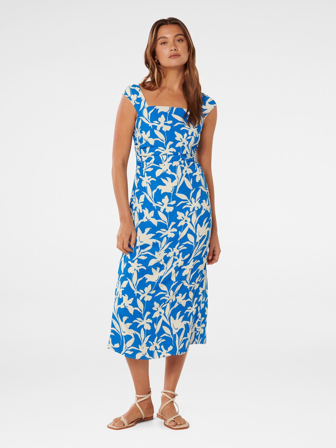 

Forever New Women Floral Print A-Line Midi Dress, Multi