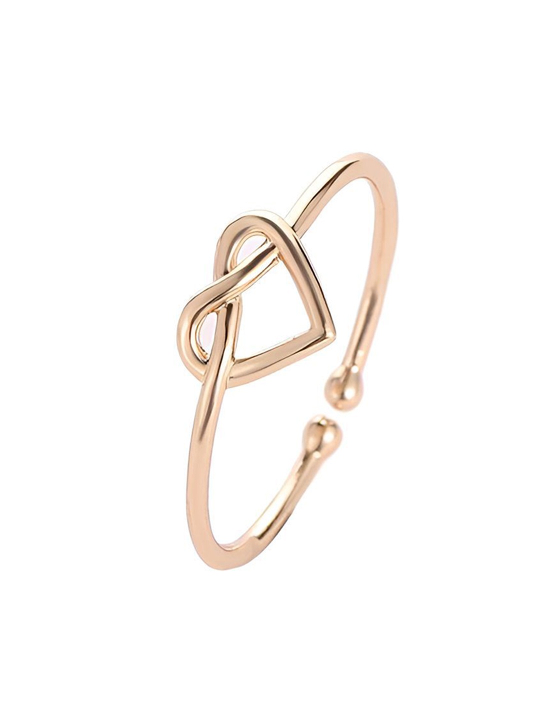 

Goho Heart Shape Finger Ring, Gold