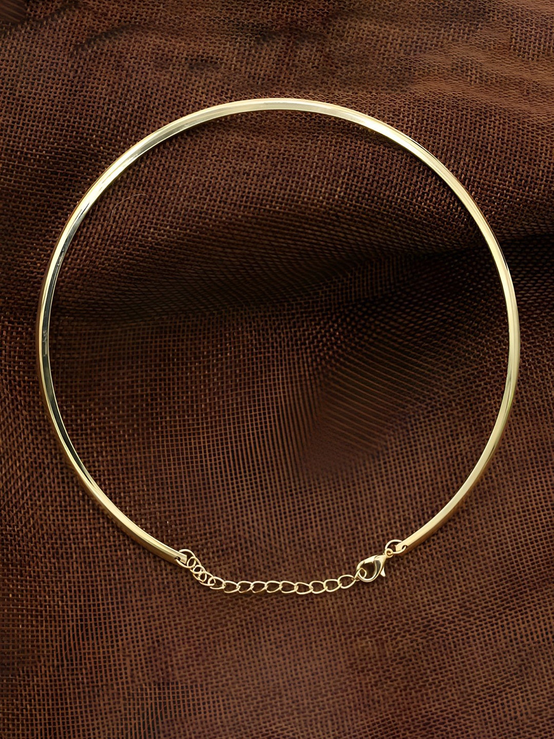 

Goho Minimal Choker Necklace, Gold