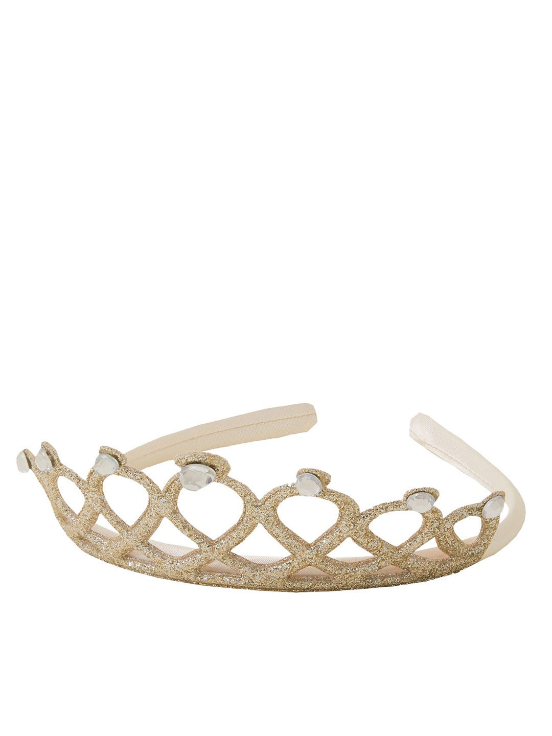 

Accessorize Girl Embellished Glitter Tiara, Gold
