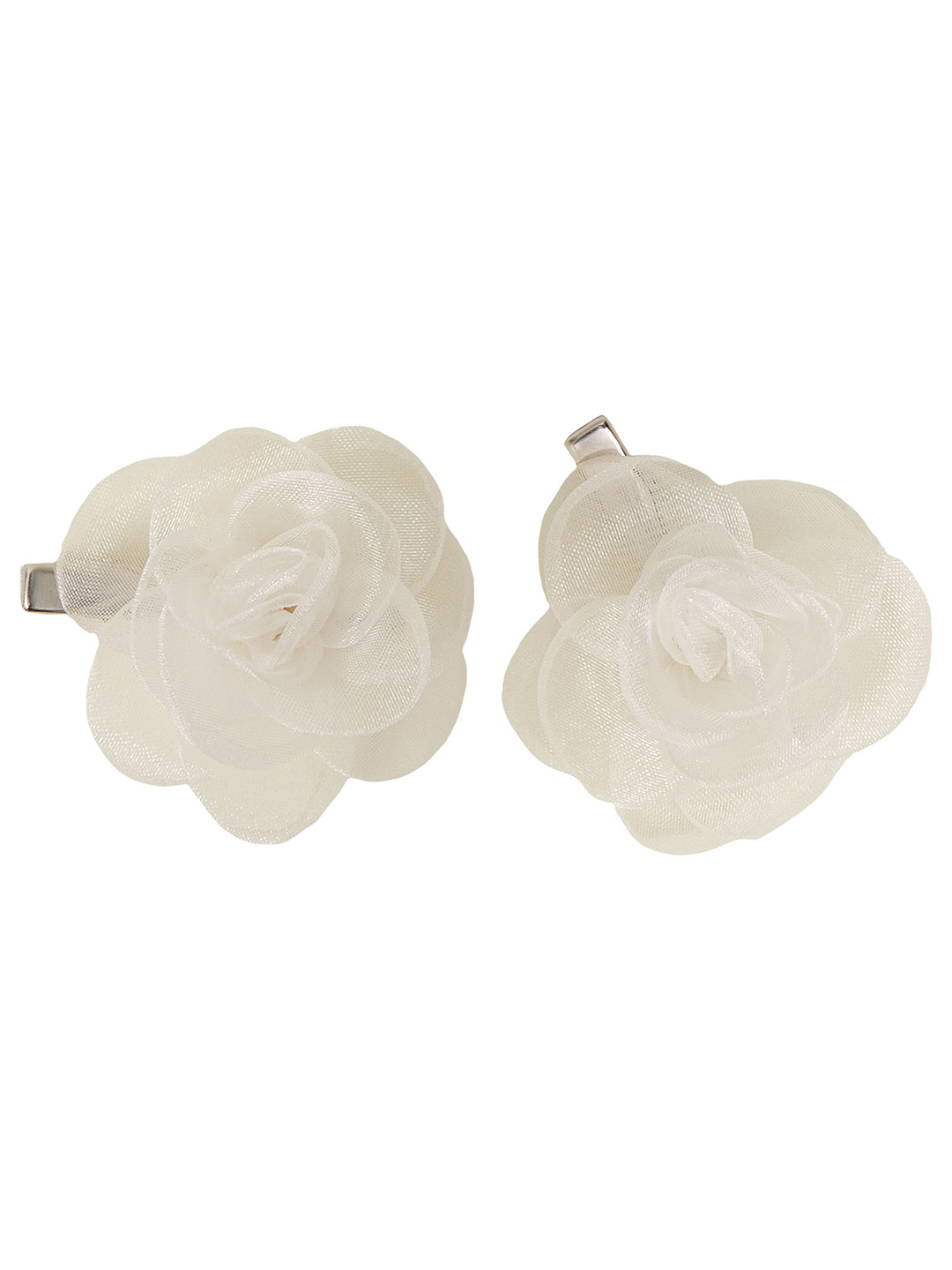 

Accessorize Girls Set Of 2 Alligator Hair Clips, White
