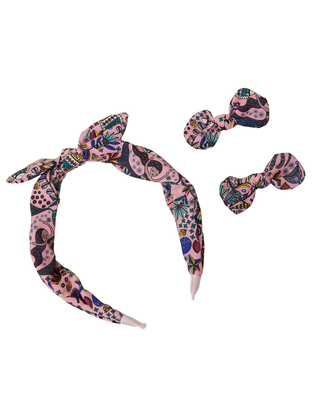 

Accessorize Girls Set Of 3 Hair Accessory, Pink